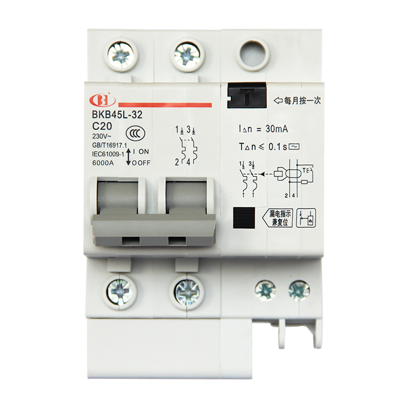 BKB45L-32系列帶殘剩電流掩護小型斷路器